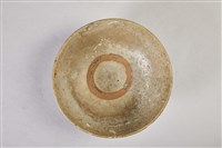 陶製灰白釉素面碗藏品圖，第3張