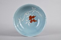 白枝南天竺紋天青瓷碗藏品圖，第3張