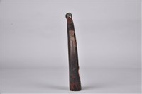 木製紅漆角鼓藏品圖，第4張