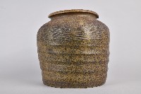 陶製紅胎褐釉條紋罐藏品圖，第3張