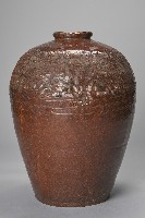 紅胎紅釉直紋甕藏品圖，第3張