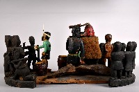 舞蹈飲酒人物群像藏品圖，第3張