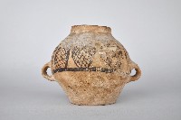網紋彩陶雙耳罐藏品圖，第1張