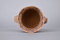 紅陶製褐彩雙耳杯藏品圖，第2張