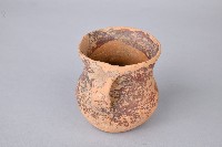 紅陶製褐彩雙耳杯藏品圖，第3張