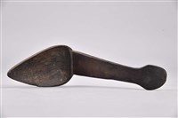 圓尾彎柄素面匙藏品圖，第1張