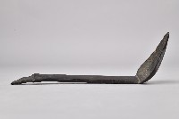 黑漆素面木製匙藏品圖，第2張