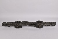 浮雕人面百步蛇紋雙連杯藏品圖，第1張