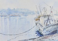 東港碼頭清晨藏品圖，第1張