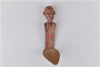 浮雕人像木製匙藏品圖，第1張