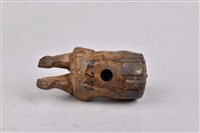 蹲姿人像造型菸斗頭藏品圖，第2張