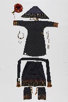 刺繡黑色女性服飾藏品圖，第2張