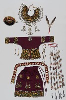 刺繡鑲螺鈿新娘服飾藏品圖，第1張