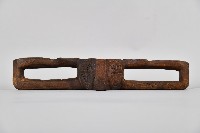 人面百步蛇紋木製單連杯藏品圖，第1張