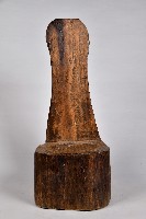 人面無足靠背木椅藏品圖，第1張