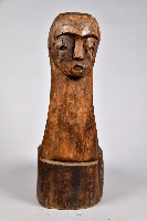 人面無足靠背木椅藏品圖，第3張