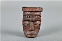 浮雕人面菸斗頭藏品圖，第2張