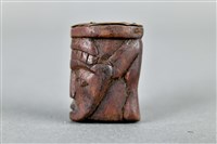浮雕人面菸斗頭藏品圖，第3張