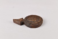 人面百步蛇紋蠟板藏品圖，第3張