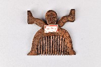 人形木製梳子藏品圖，第2張