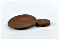 六角形握柄木製飯匙藏品圖，第1張