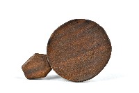 六角形握柄木製飯匙藏品圖，第2張