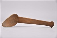 素面木製匙藏品圖，第1張