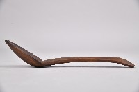 彎柄素面木製匙藏品圖，第2張