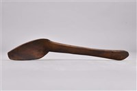 素面木製匙藏品圖，第1張