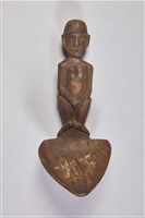 浮雕人像木製匙藏品圖，第1張