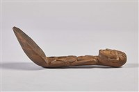 浮雕人像木製匙藏品圖，第2張