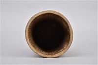 浮雕人面三角幾何紋竹製杯藏品圖，第3張