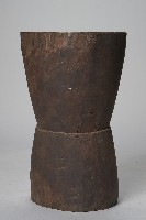 素面雙人木臼藏品圖，第1張