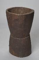 素面雙人木臼藏品圖，第3張