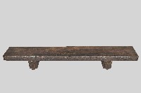 浮雕人面百步蛇紋長椅藏品圖，第2張