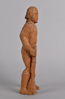 戴帽持獵槍全裸男性立像人偶藏品圖，第4張