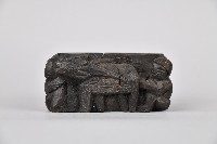 浮雕人像木製菸灰缸藏品圖，第1張