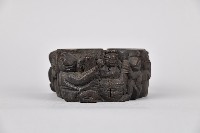 浮雕人像木製菸灰缸藏品圖，第2張