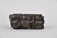 浮雕人像木製菸灰缸藏品圖，第3張