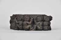 浮雕人像木製菸灰缸藏品圖，第4張