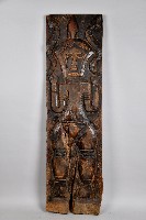 浮雕人像百步蛇紋壁板藏品圖，第1張