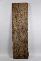 淺浮雕側身男性及百步蛇紋門板藏品圖，第2張