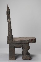 雕刻人像木椅藏品圖，第4張