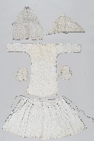 白色女性麻製喪服藏品圖，第2張