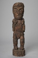 肩扛山羊男性獵人立像藏品圖，第1張