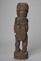 肩扛山羊男性獵人立像藏品圖，第2張