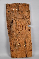 淺浮雕雙人飲酒門板藏品圖，第1張