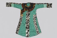 刺繡綠底女長衣藏品圖，第1張