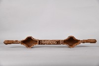 山豬百步蛇紋木製雙連杯藏品圖，第2張