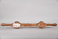 山豬百步蛇紋木製雙連杯藏品圖，第3張